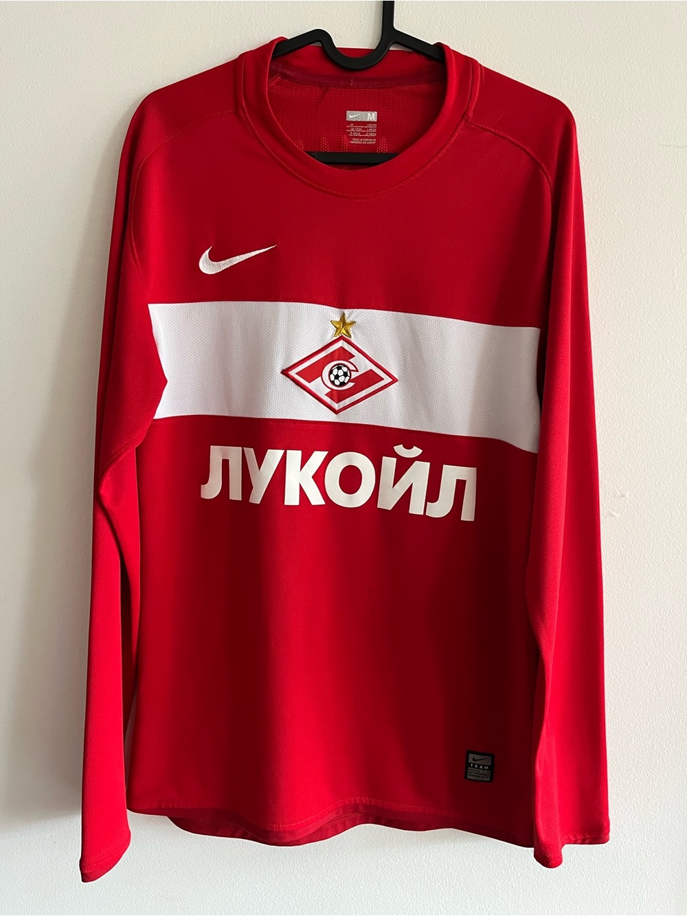 Spartak Moscow 2009-10 Long-sleeve Home Jersey Nike Size S/M